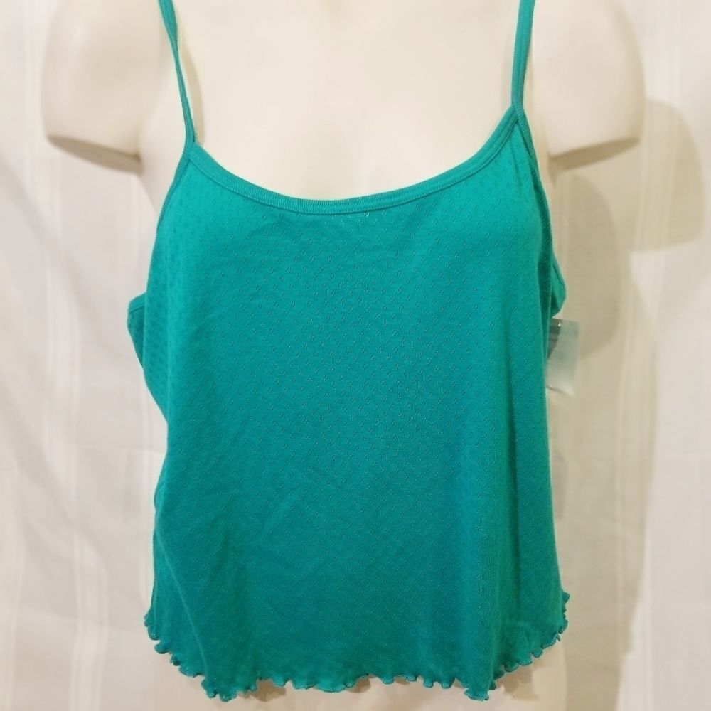 5/$25 Summer Sale!!! Abound Green Knit Crop Top Sz XXL - Picture 2 of 4